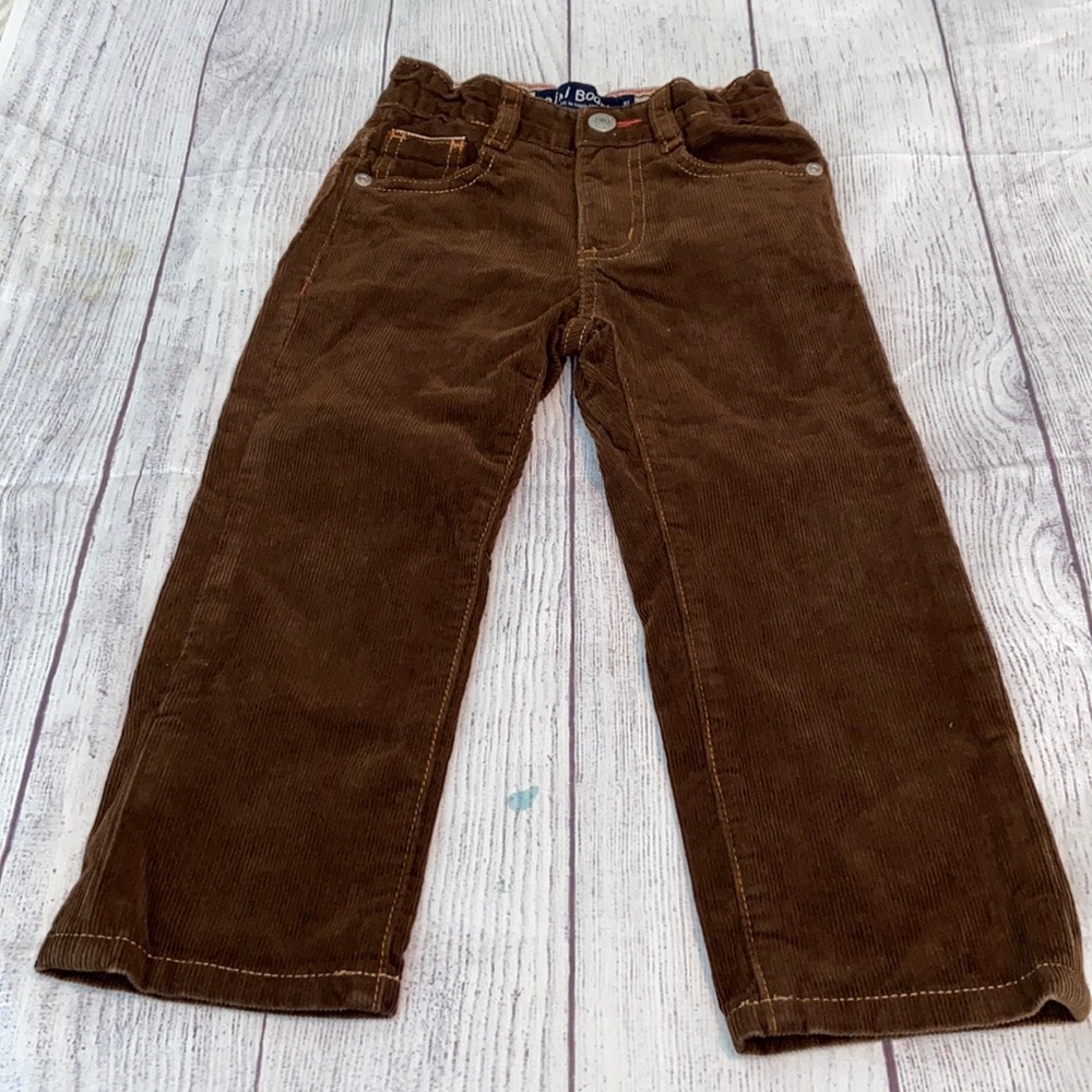 Mini Boden Brown Corduroy Pants Size 3